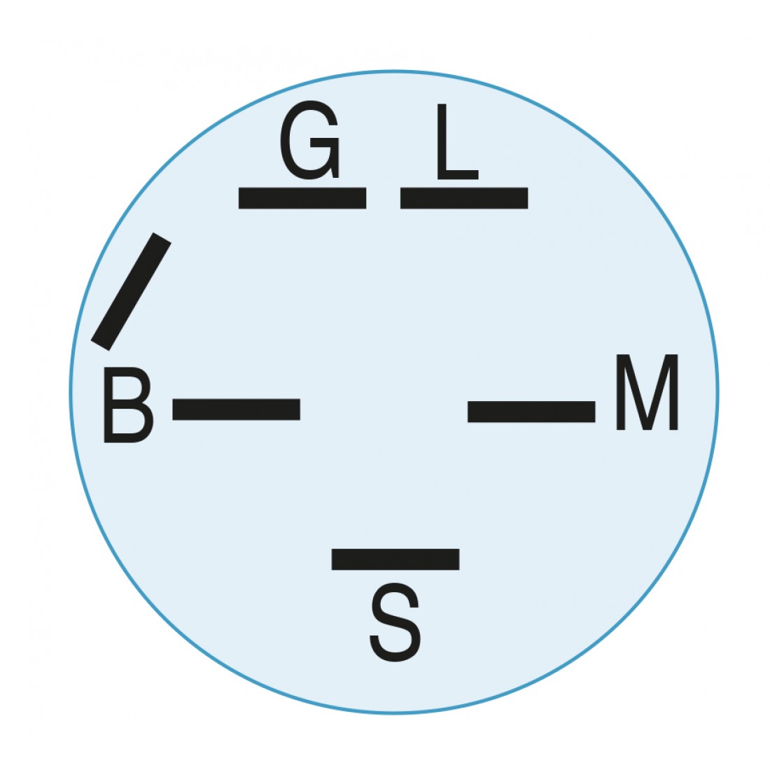 6 Spade Terminal Lawnmower Ignition Switch 672770 and 7251396 and 9251396